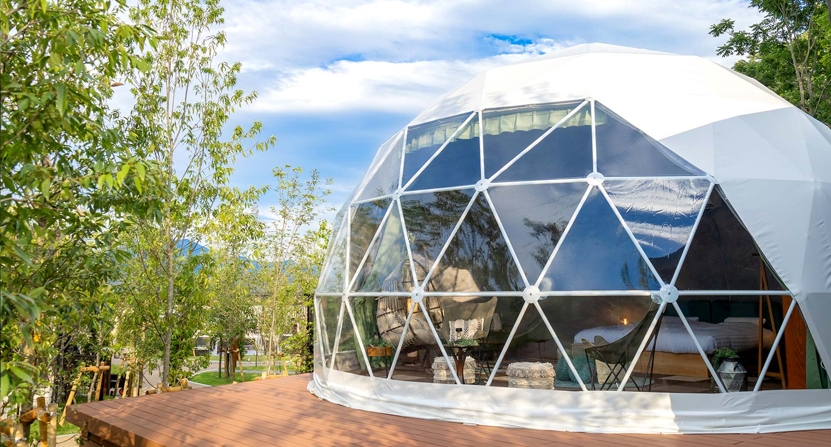 ドームテント | AWAUMI富士河口湖リゾート